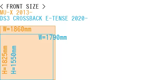 #MU-X 2013- + DS3 CROSSBACK E-TENSE 2020-